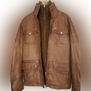 Infinity Men’s Leather Jacket